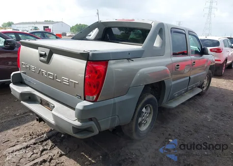 2002 Chevrolet Avalanche 1500 from USA, damaged, VIN 3GNEC13T32G194876